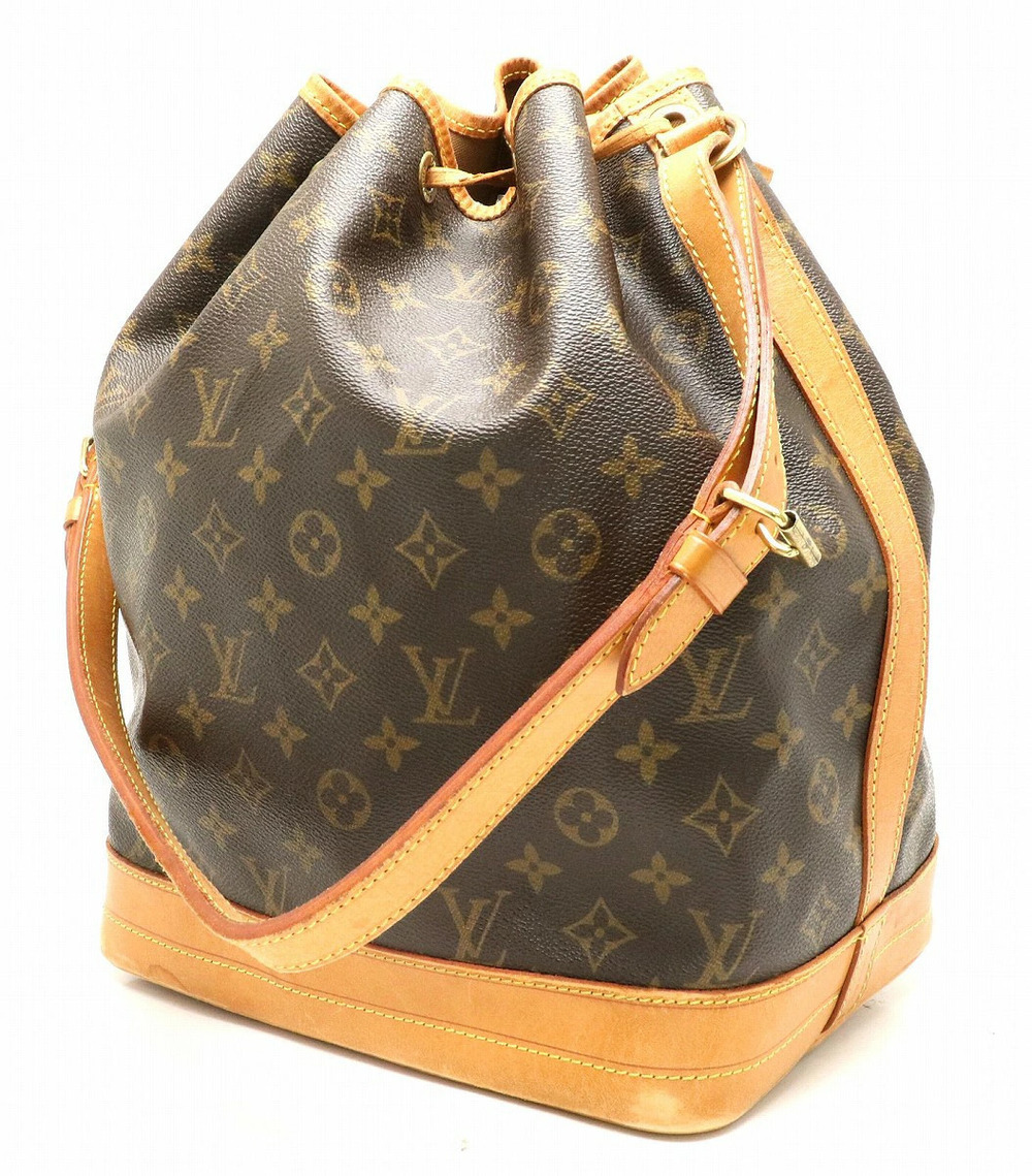 Louis Vuitton Noe Bag Hobo Shoulder Drawstring Monogram s Brown
